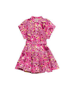 Poplin Belt Dress - Bright Field
