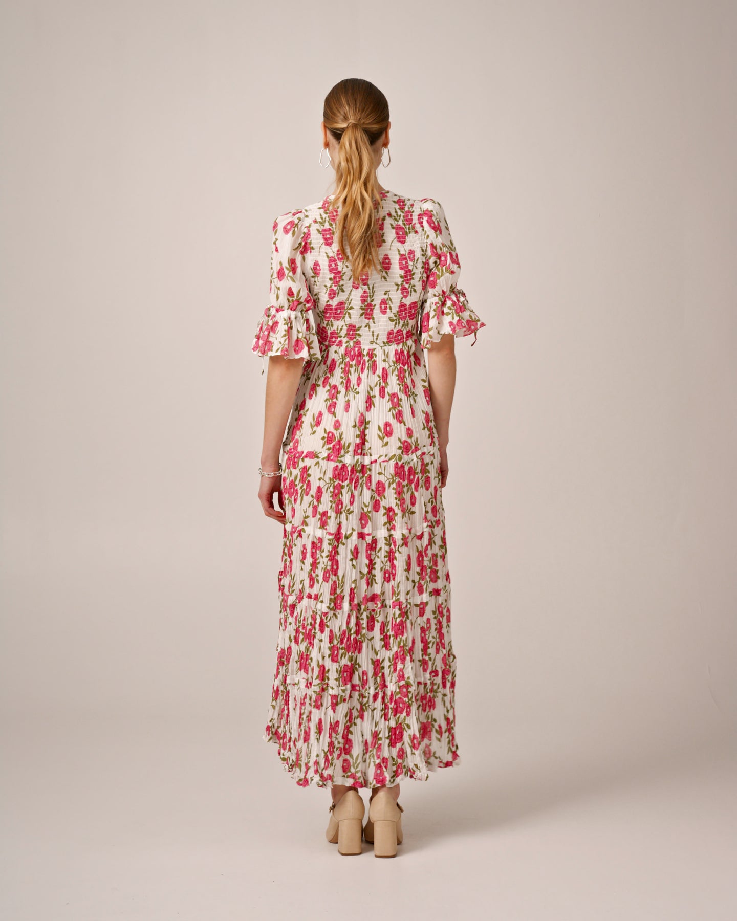 byTiMo Bohemian Relaxed Dress - Pink Meadow