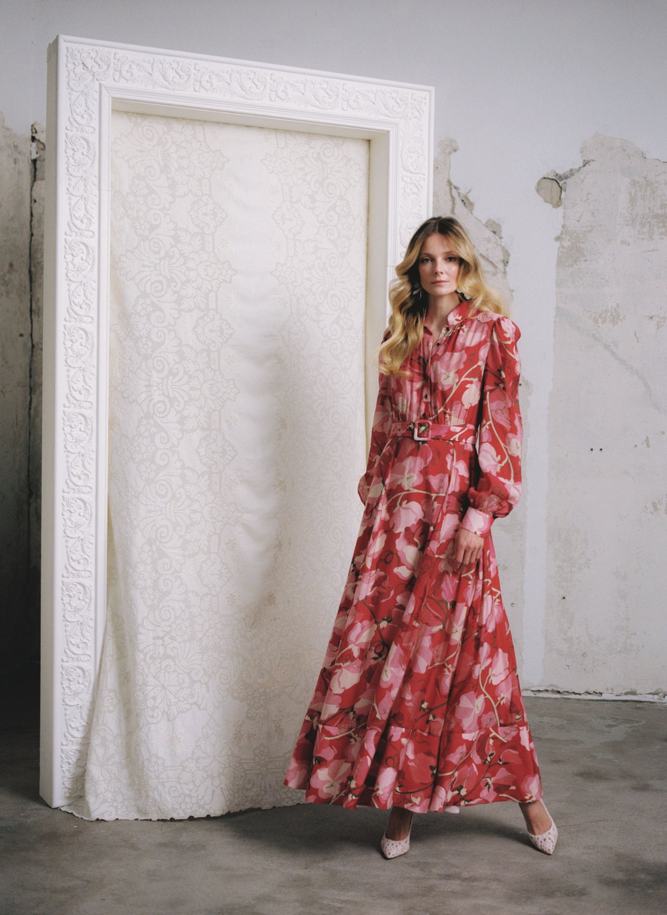Viscose Belt Dress - Amour