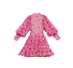 Cotton Slub Mini Dress - Poppy Meadow