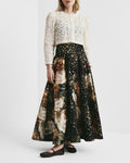 Taffeta Maxikjol - Dark Rose