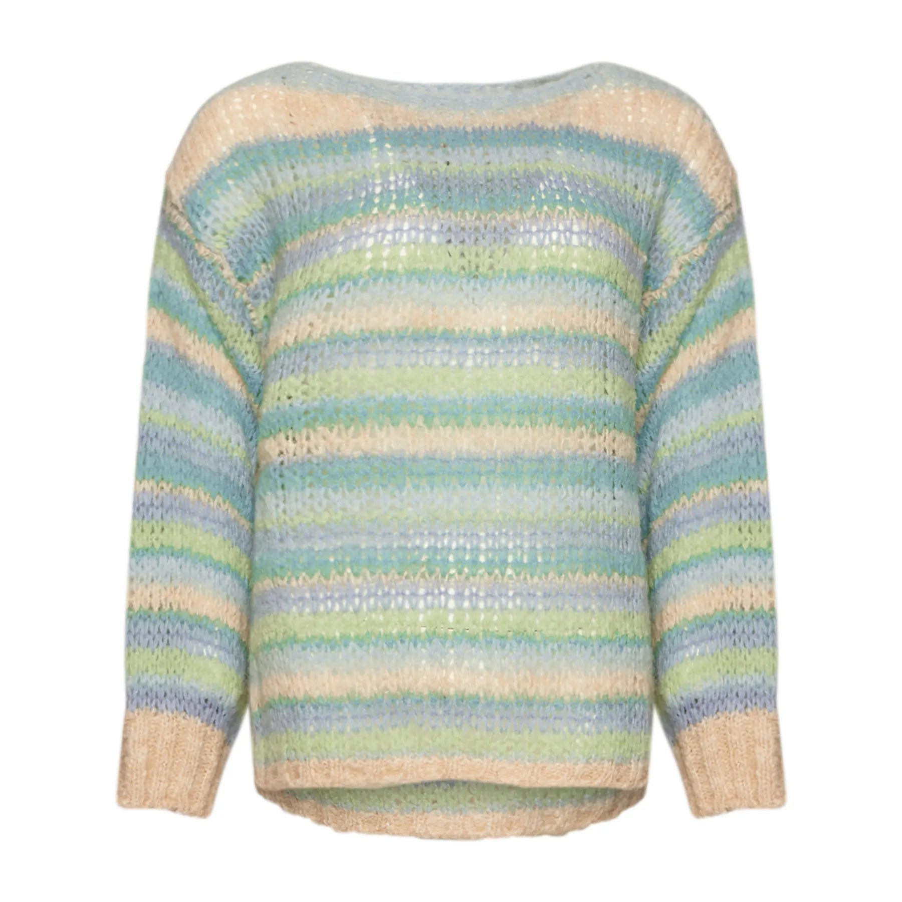 Pool Knit Sweater - Blue/Green Mix
