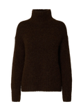 Gabriella Ls Knit High Neck - Delicioso Melange
