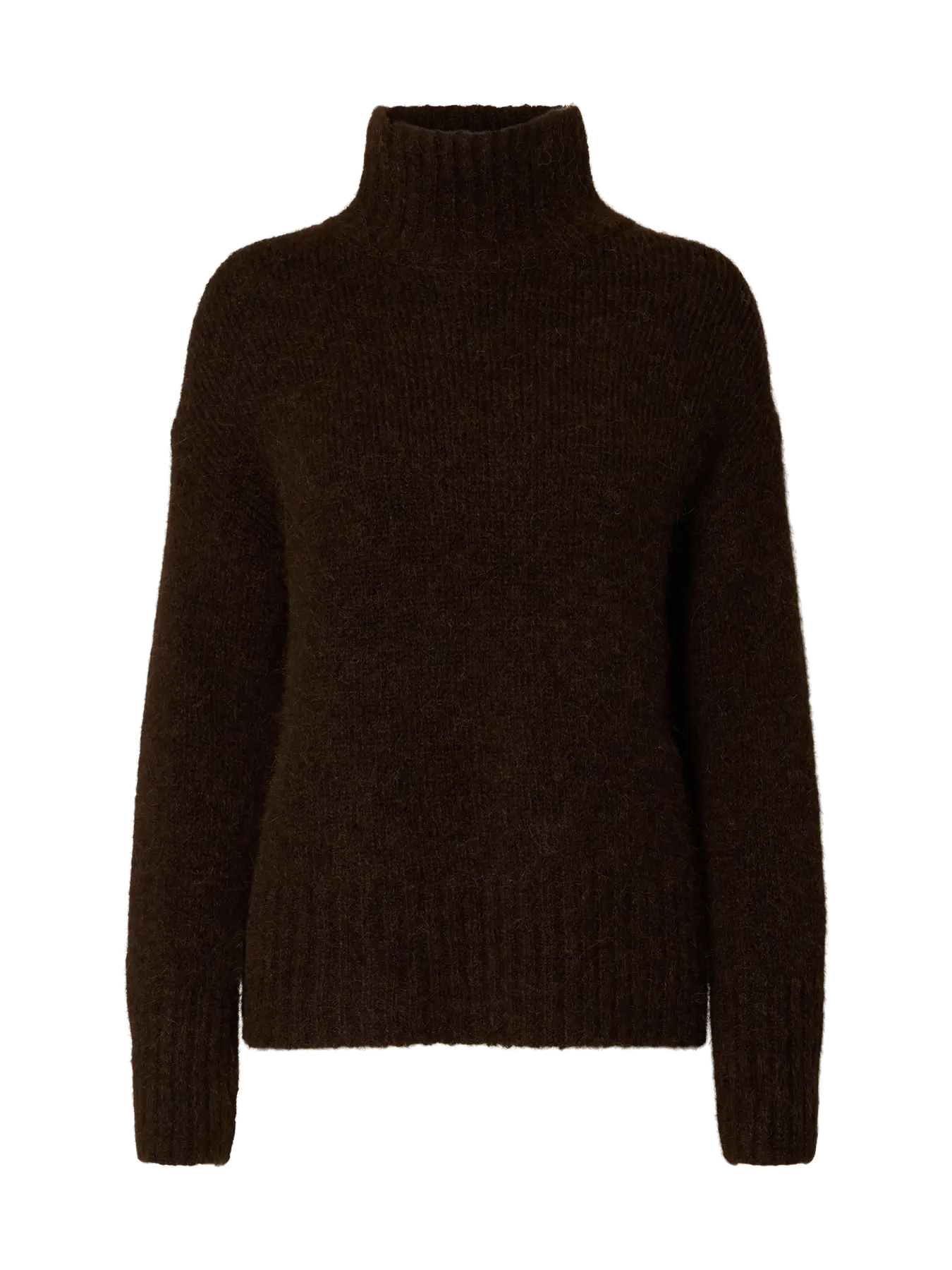 Gabriella Ls Knit High Neck - Delicioso Melange