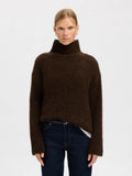 Gabriella Ls Knit High Neck - Delicioso Melange