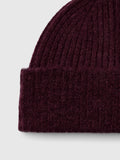Lulu Wool Blend Knit Mössa - Fig Melange