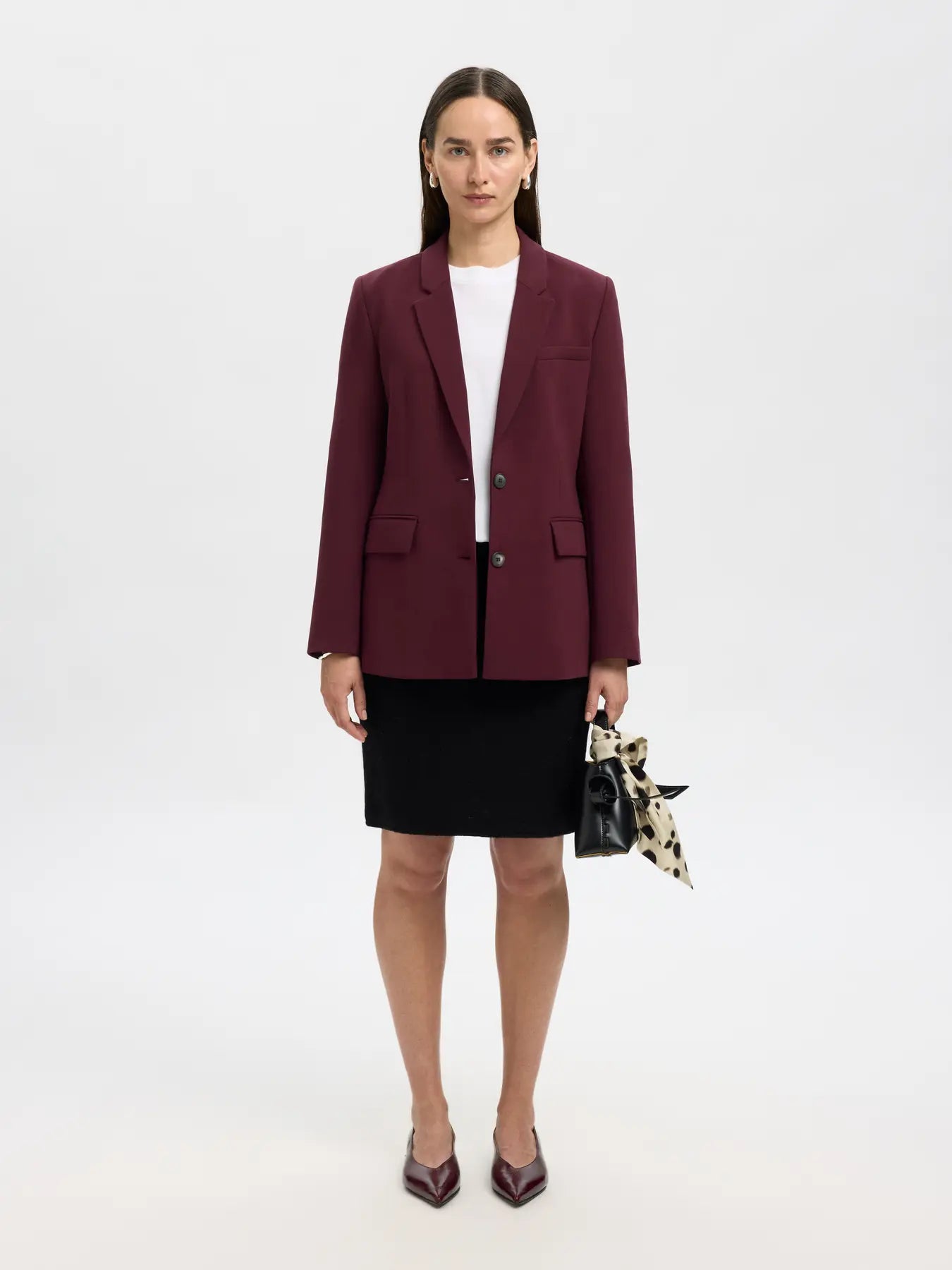 Darla Hw Knit Skirt - Svart