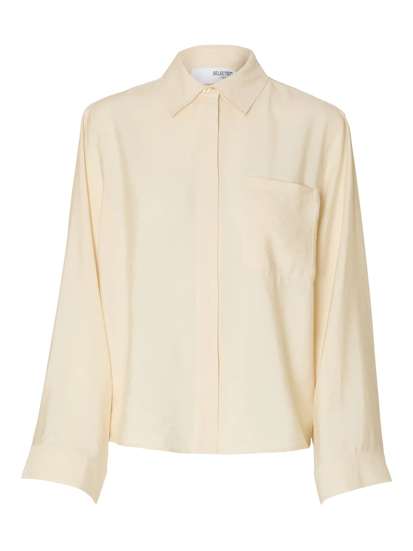 Amara Ls Relaxed Skjorta - Birch