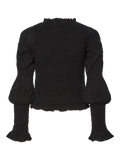 Y.A.S Yaspira Ls Smock Top - Svart