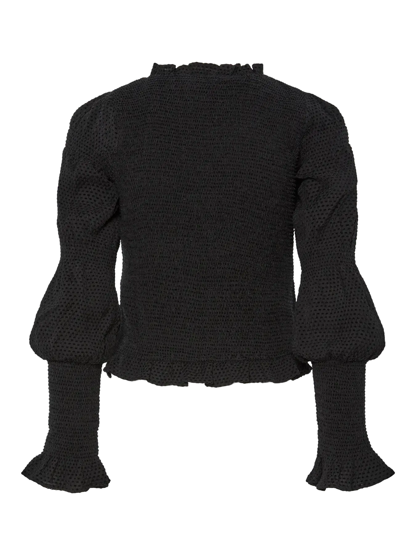 Y.A.S Yaspira Ls Smock Top - Svart