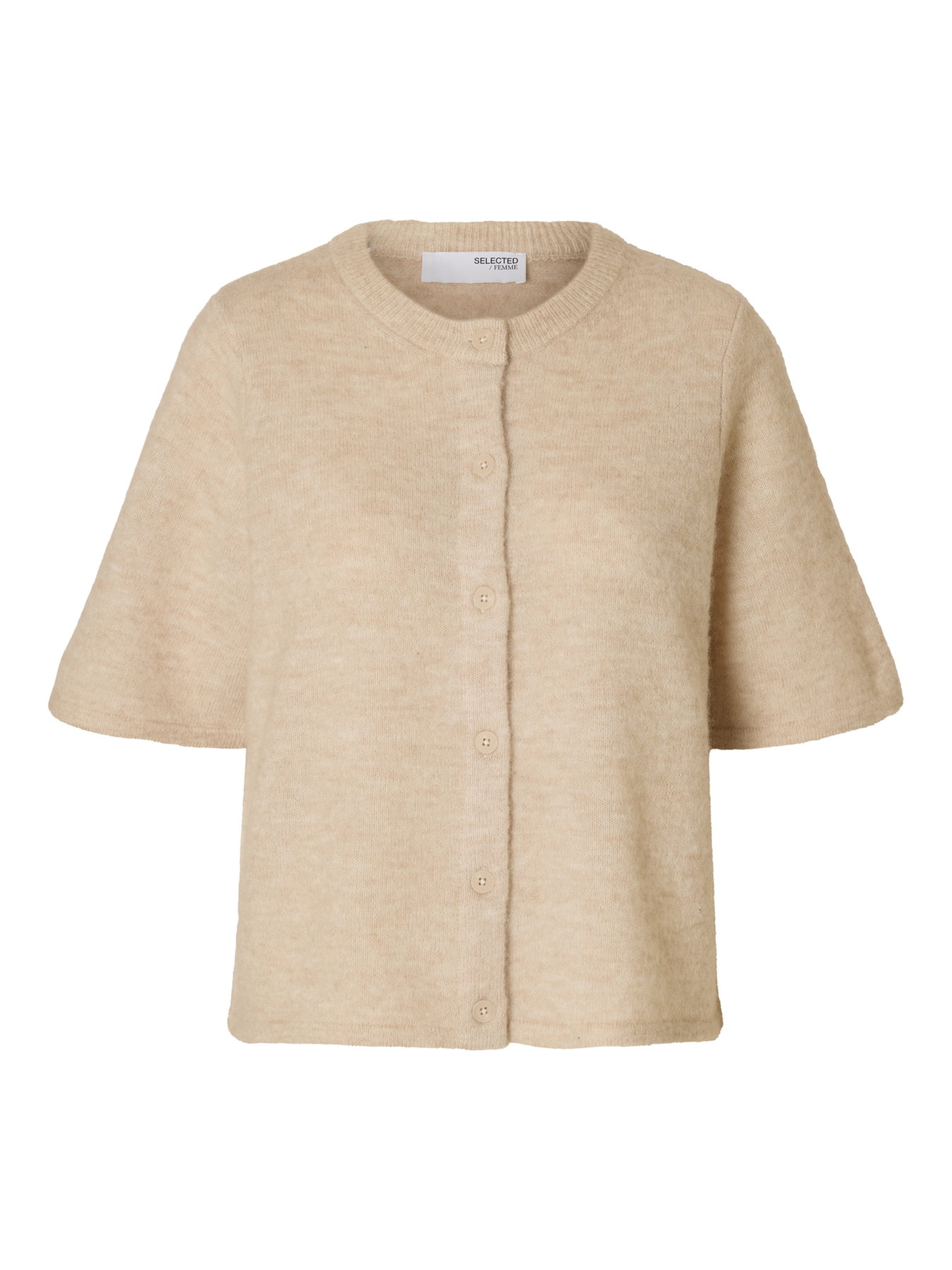 Selected Femme Lulu 2/4 Kofta - Birch Melange