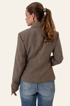 Millieic Blazer - Brown Checks
