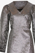 Pace Belt Dress - Silver Metal