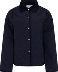 Anne Quilt Solid Jacket - Navy