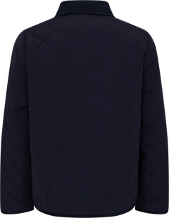 Anne Quilt Solid Jacket - Navy