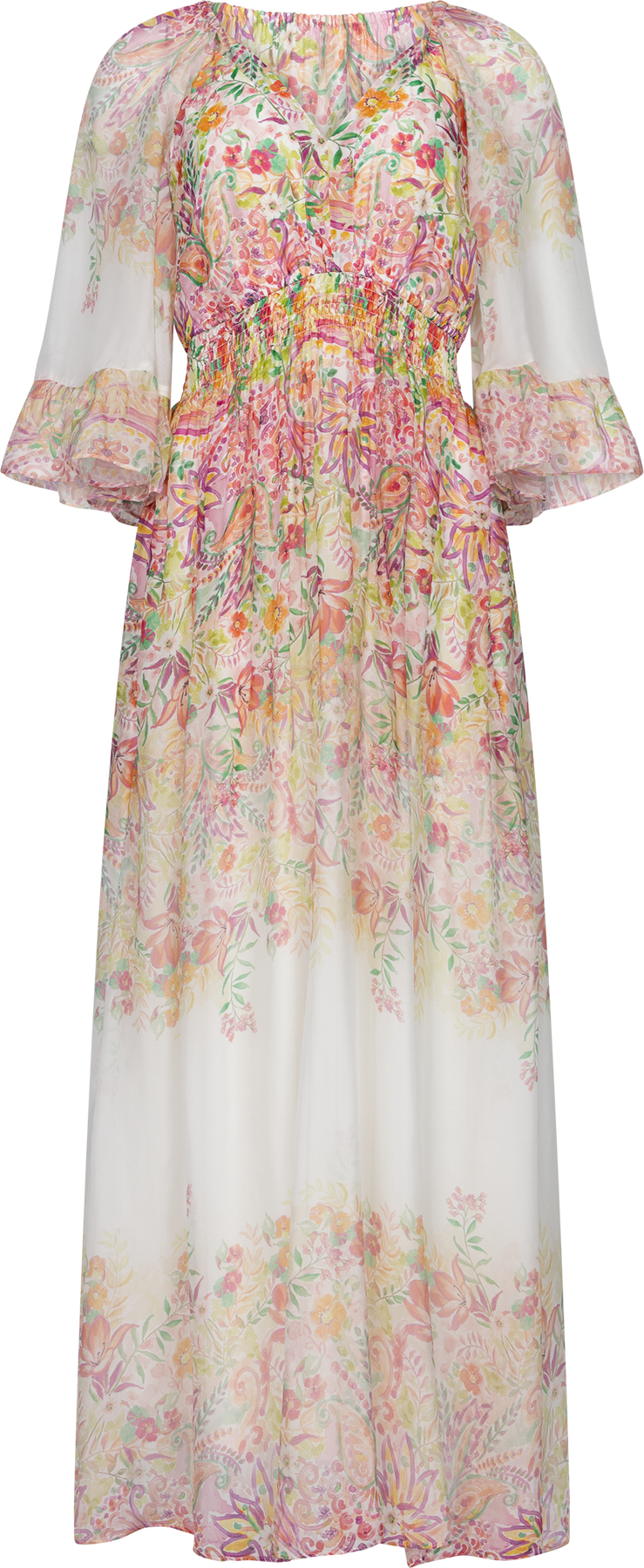 Celia Long Dress - Rosa