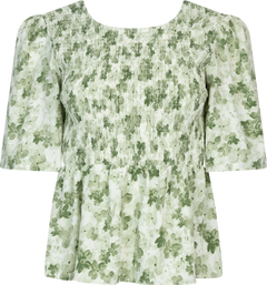 Jessica Blouse - Green/White