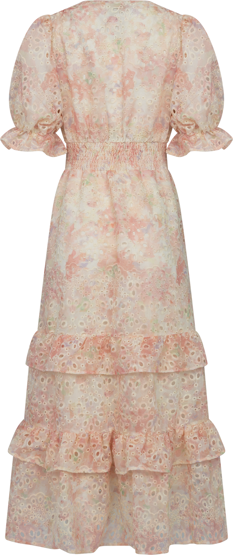 Nanni Maxi Emb Klänning - Rosa