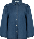 Ballariziw Skjorta - Blå Denim