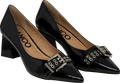 Biamaralyn Buckle Pump Faux Leather - Black Patent