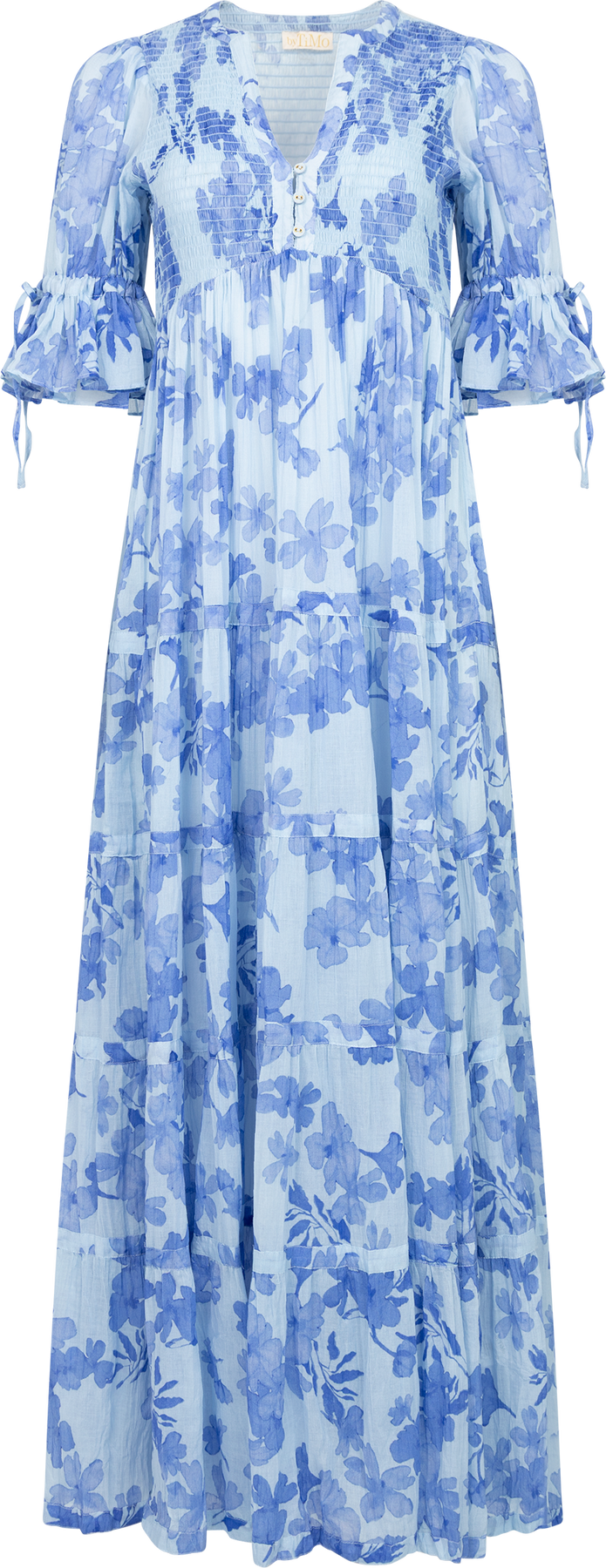 Bohemian Relaxed Dress – Ljusblå