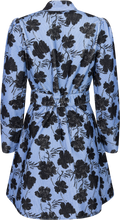 Cord Mini Dress - Blue Peony