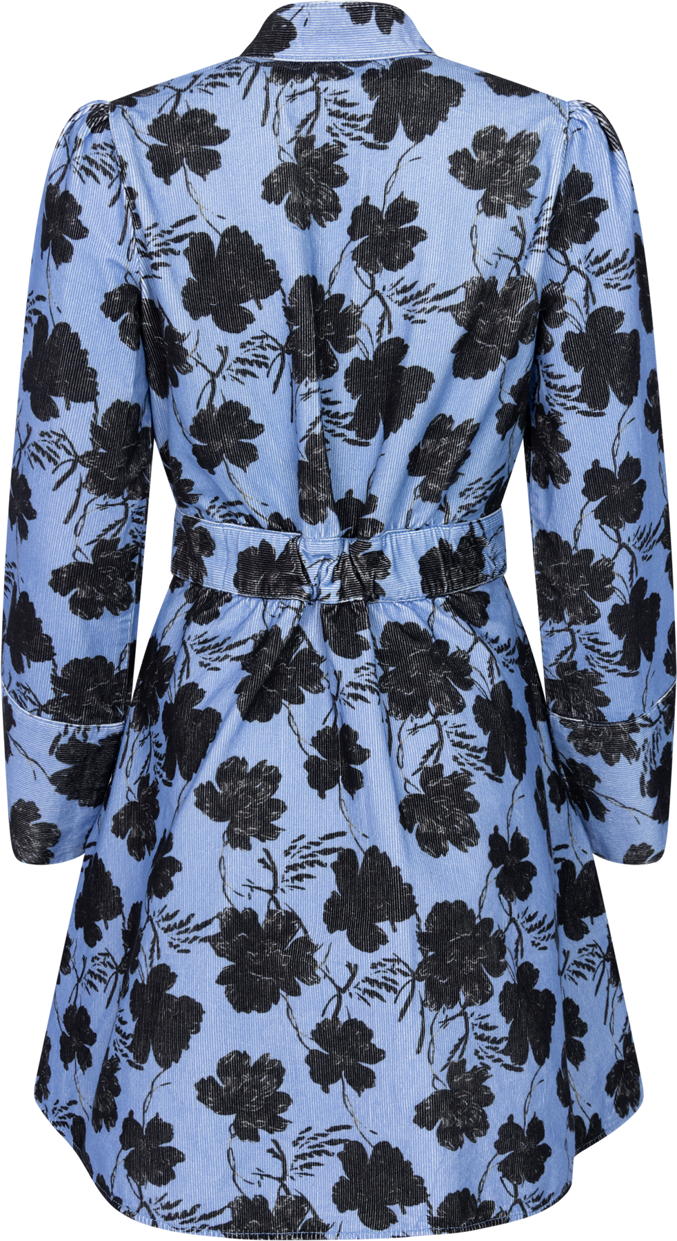 Cord Mini Dress - Blue Peony