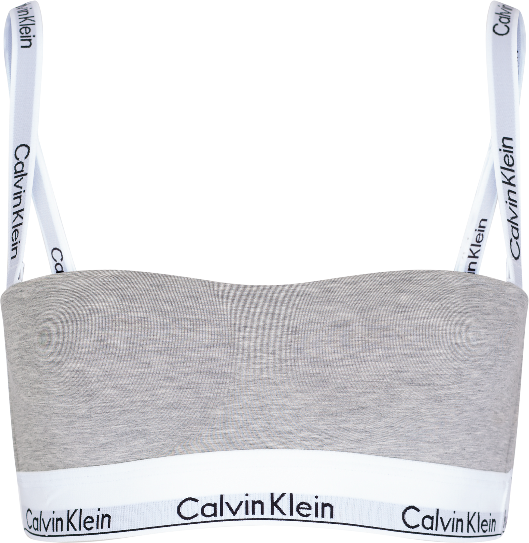Lightly Lined Bandeau - Grey Heather