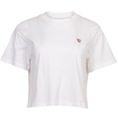 W Rossi Tee Crop - White