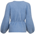Fredrikke Chunky Cardigan - Dusty Blue
