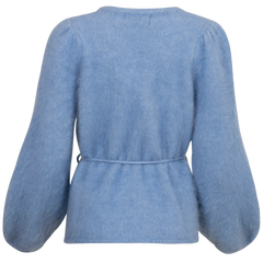 Fredrikke Chunky Cardigan - Dusty Blue