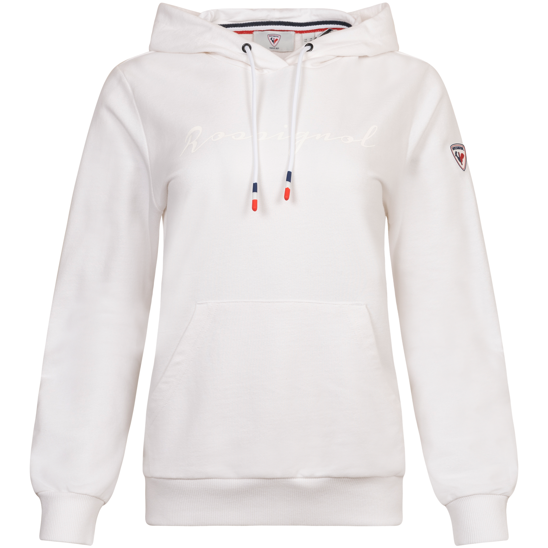 W Logo Sweat Hood FT - White