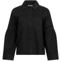 Hannali Denim Jacket - Black