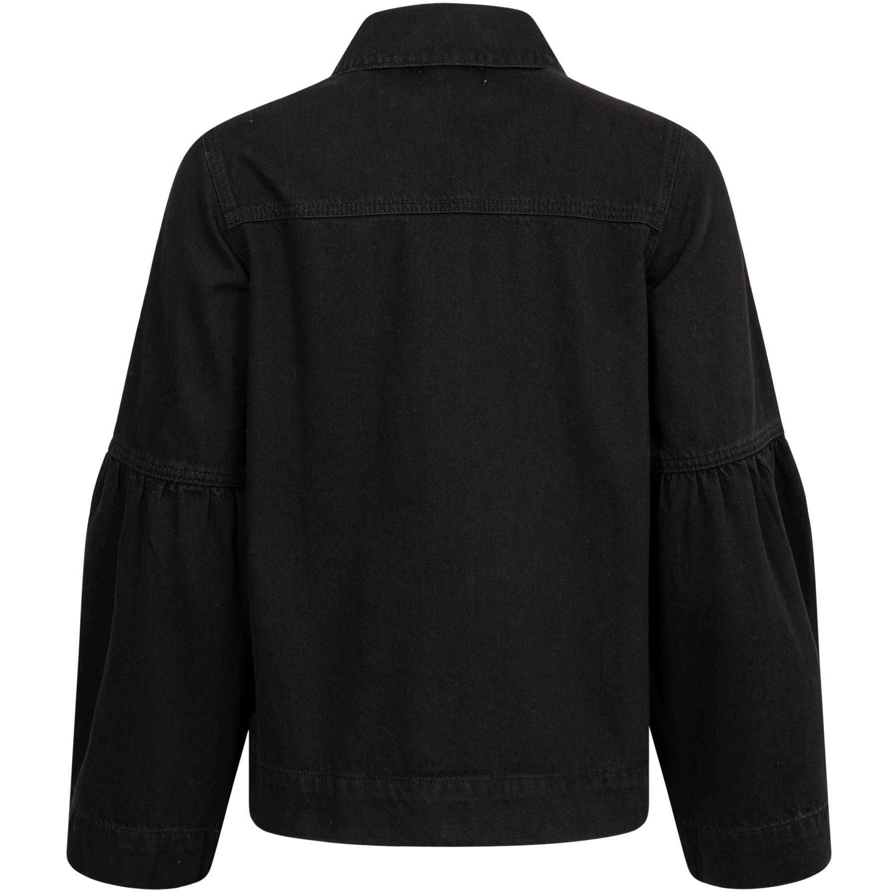 Hannali Denim Jacket - Black