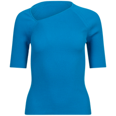Sherry Knit Tee - Ibiza Blue