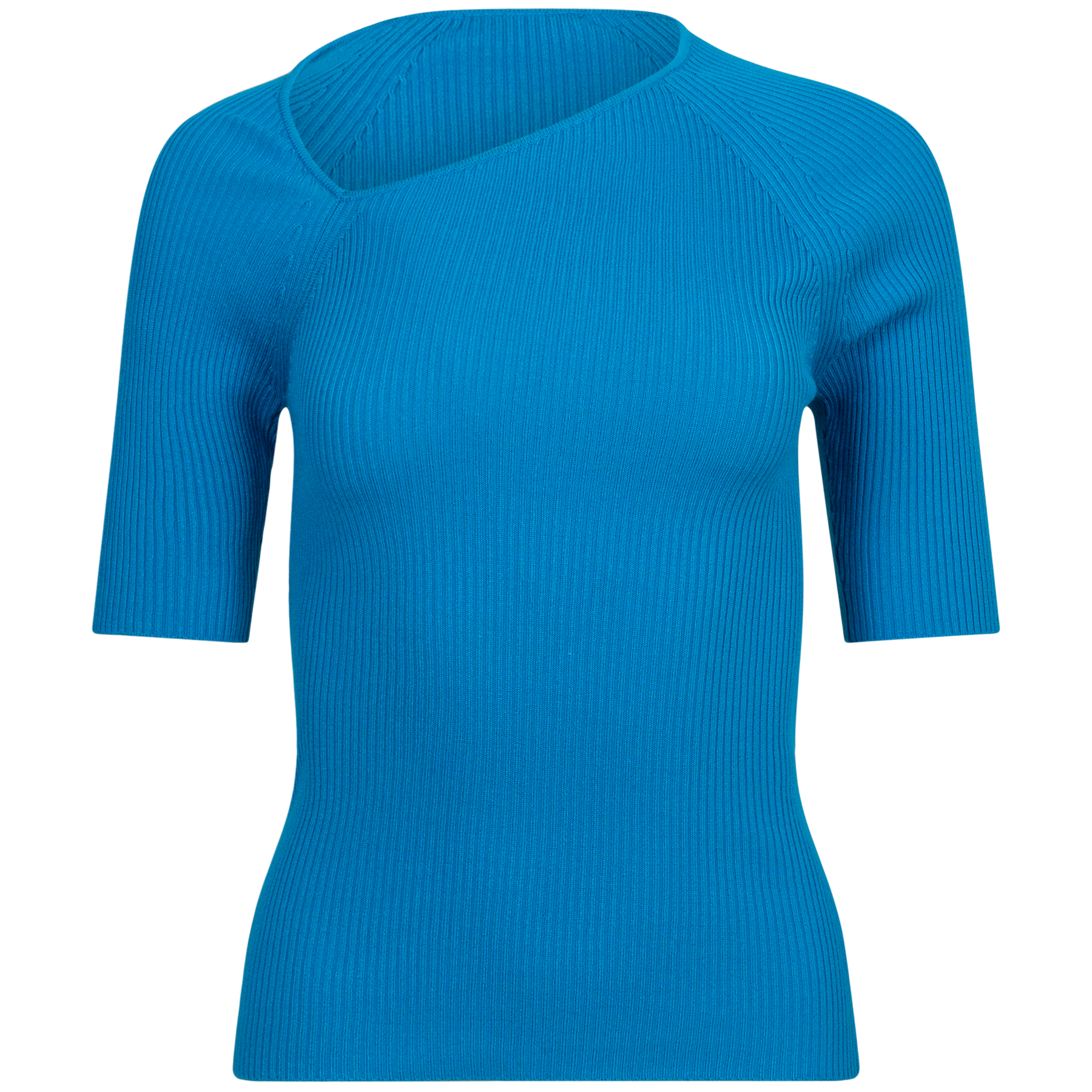Sherry Knit Tee - Ibiza Blue