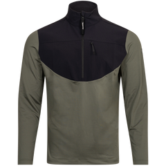 Skpr 1/2 Zip Sweat - Ebony Green