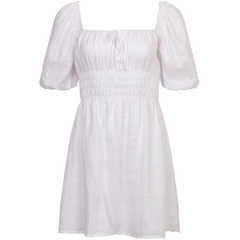 Nikoleta Mini Dress - Mar White