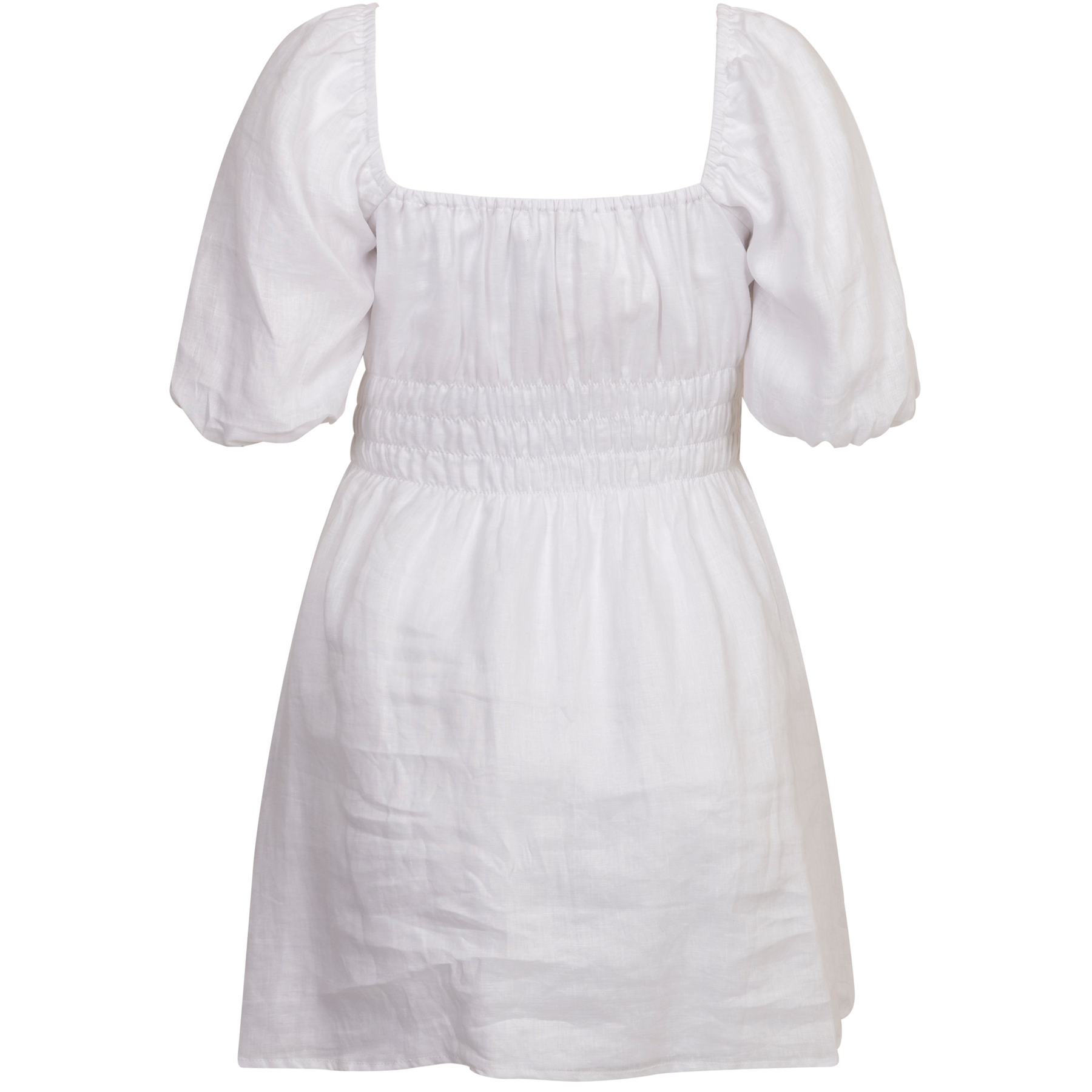 Nikoleta Mini Dress - Mar White