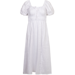Terina Midi Dress - Mar White