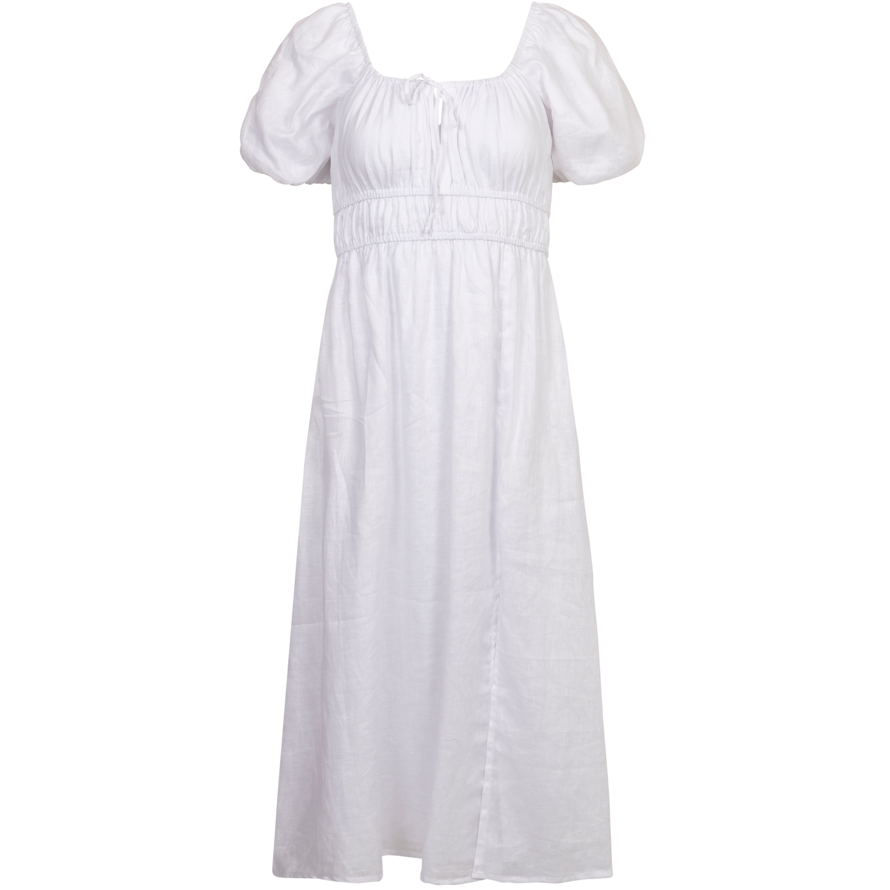 Terina Midi Dress - Mar White