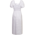 Terina Midi Dress - Mar White