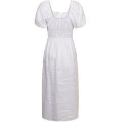 Terina Midi Dress - Mar White