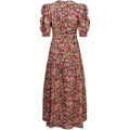 Dominica Long Linen Dress - Black