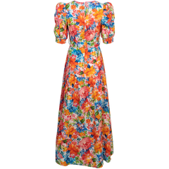 Dominica Long Linen Dress - Ivory