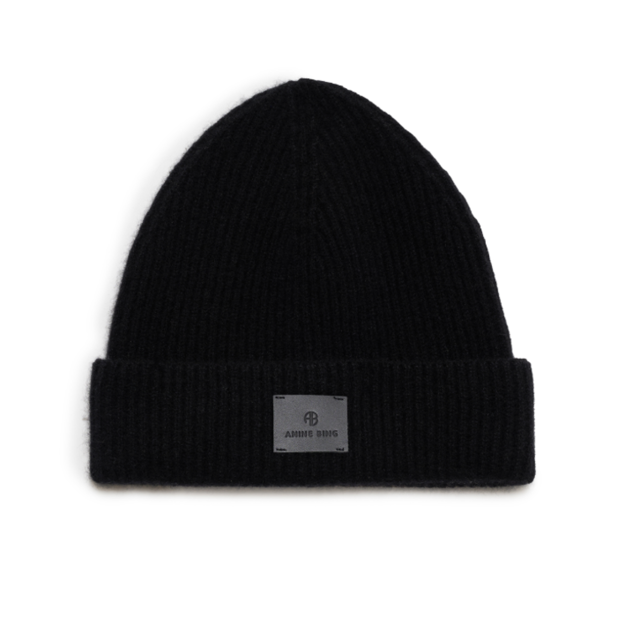 Anine Bing Carley Beanie - Svart Kashmir