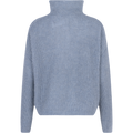 Florie Zip Knit - Greyish Blue