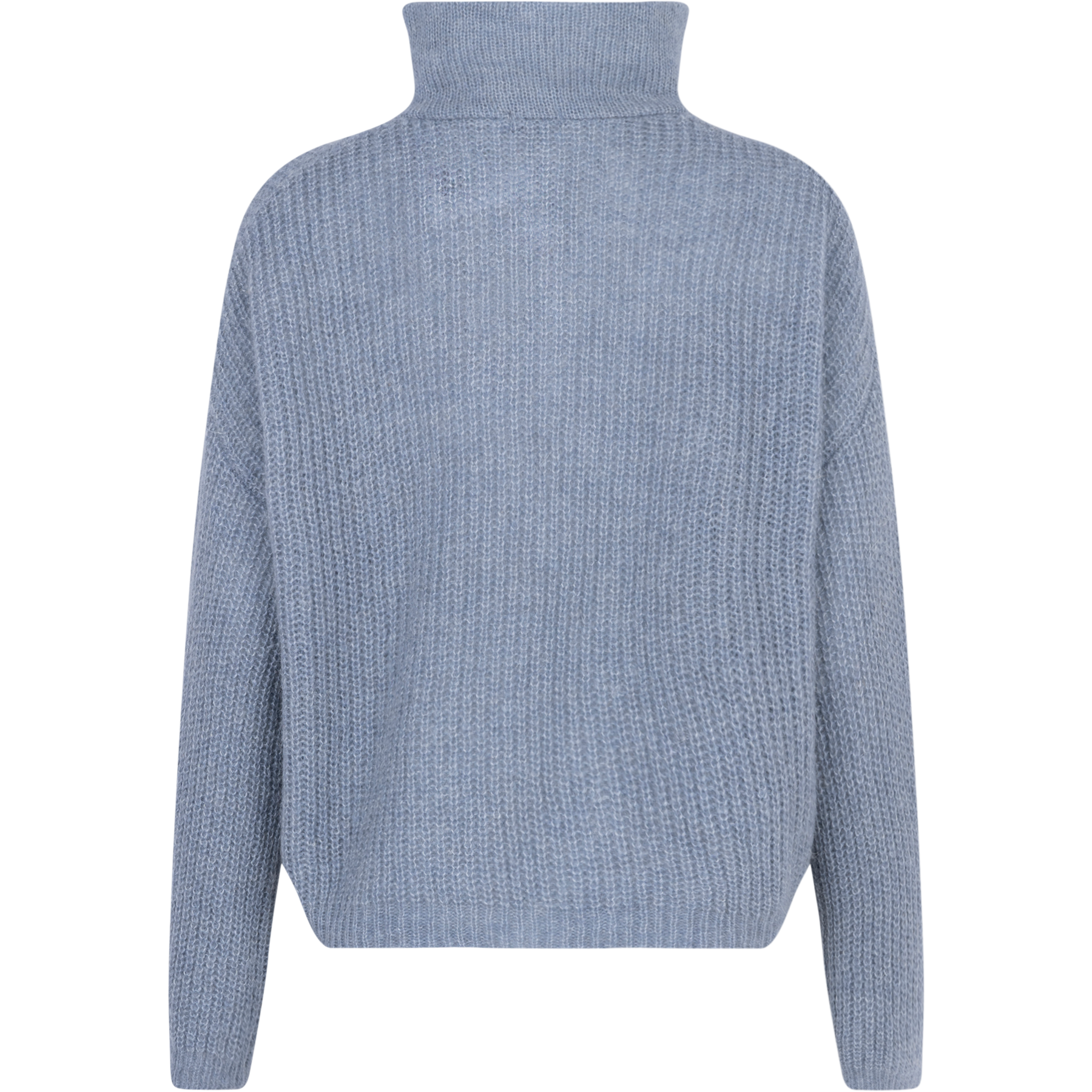 Florie Zip Knit - Greyish Blue