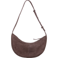 Suede Moon Bag -  Hot Fudge Brown