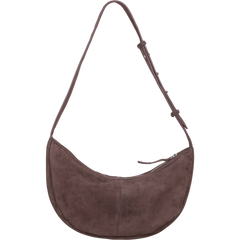Suede Moon Bag -  Hot Fudge Brown